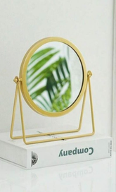 Gold Frame Rotating Vanity Mirror
